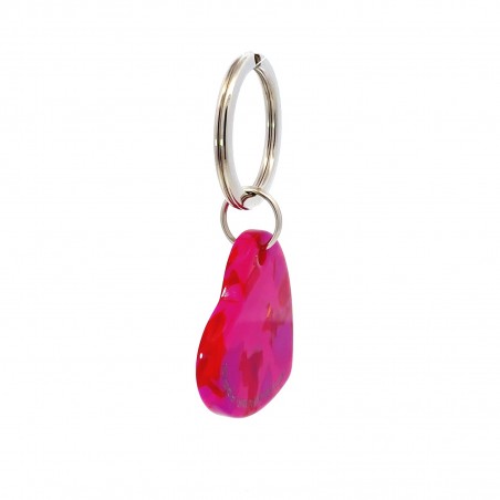 AMOUR - Keyring in acetate handcrafted by Hervé Domar workshop