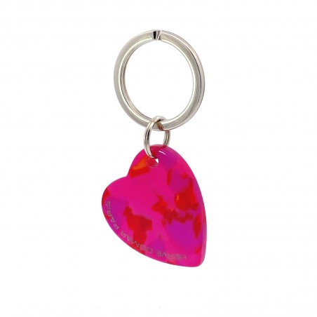 AMOUR - Keyring in acetate handcrafted by Hervé Domar workshop