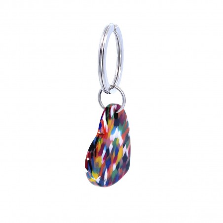 AMOUR - Keyring in acetate handcrafted by Hervé Domar workshop