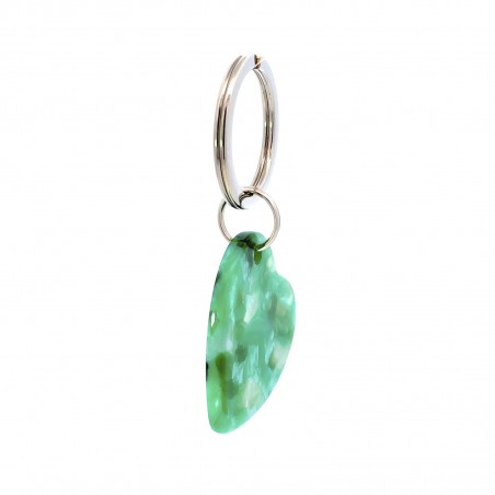 AMOUR - Keyring in acetate handcrafted by Hervé Domar workshop