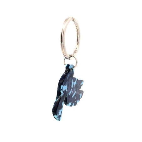 LIBERTÉ- Keyring in acetate handcrafted by Hervé Domar workshop