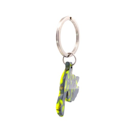 LIBERTÉ- Keyring in acetate handcrafted by Hervé Domar workshop