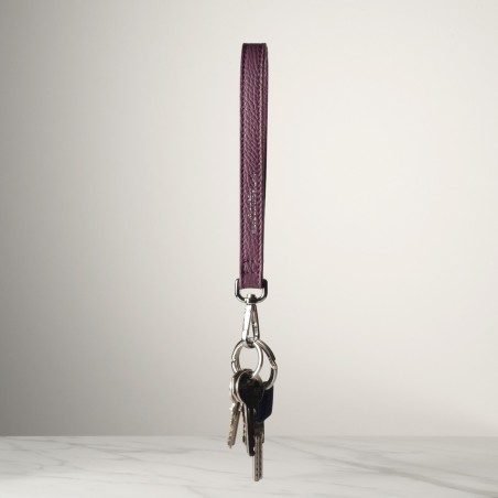 DRAGONNE - Keyring in leather handcrafted in Italy