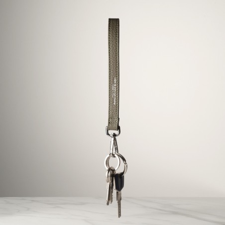 DRAGONNE - Keyring in leather handcrafted in Italy