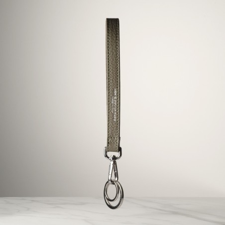 DRAGONNE - Keyring in leather handcrafted in Italy