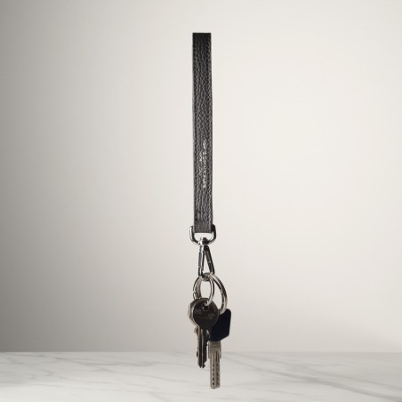 DRAGONNE - Keyring in leather handcrafted in Italy