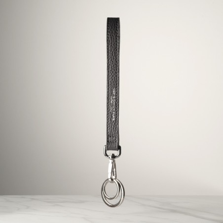 DRAGONNE - Keyring in leather handcrafted in Italy