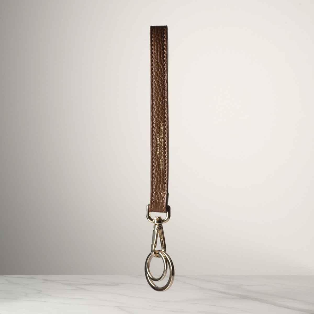 DRAGONNE - Keyring in leather handcrafted in Italy