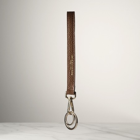 DRAGONNE - Keyring in leather handcrafted in Italy