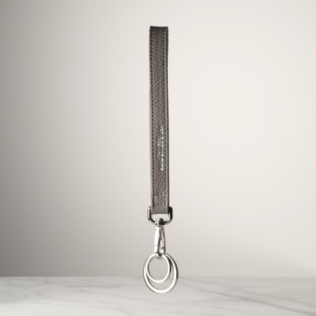 DRAGONNE - Keyring in leather handcrafted in Italy