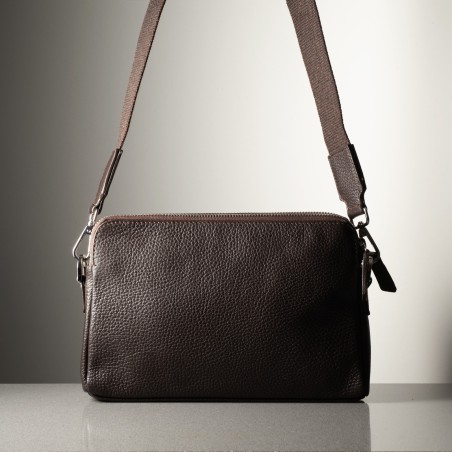 MARTINA - Small bull calf leather bag handmade in Italy