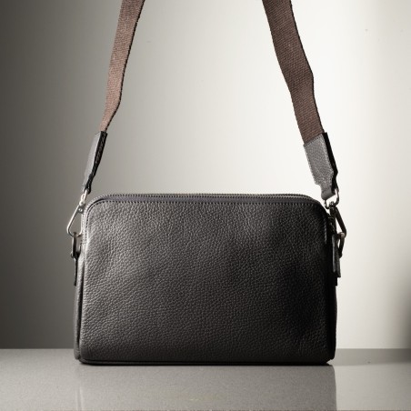 MARTINA - Small bull calf leather bag handmade in Italy