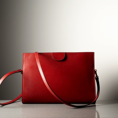 BARBARA CUIR - Sac en cuir de veau fabriqué à la main en Italie