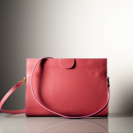 BARBARA CUIR - Sac en cuir de veau fabriqué à la main en Italie