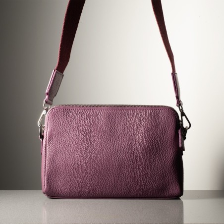 MARTINA - Small bull calf leather bag handmade in Italy