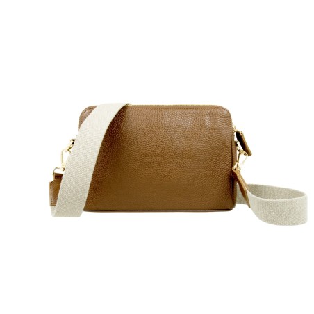 MARTINA - Small bull calf leather bag handmade in Italy