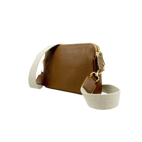 MARTINA - Small bull calf leather bag handmade in Italy