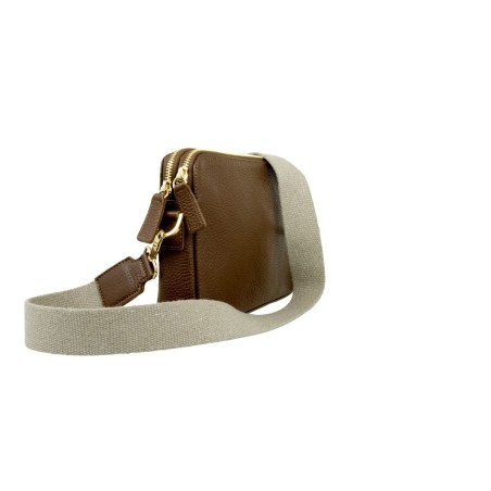 MARTINA - Small bull calf leather bag handmade in Italy