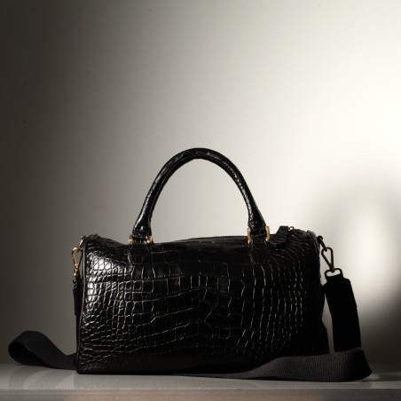 BB CROCODILE - Crocodile leather bag, handmade in Italy