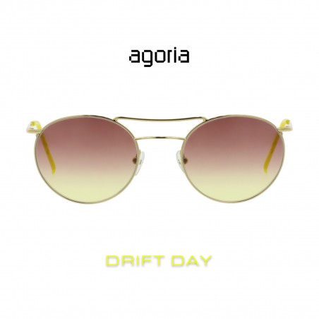 DRIFT DAY - Agoria x Hervé Domar lunettes en métal fabriquées à la main en France