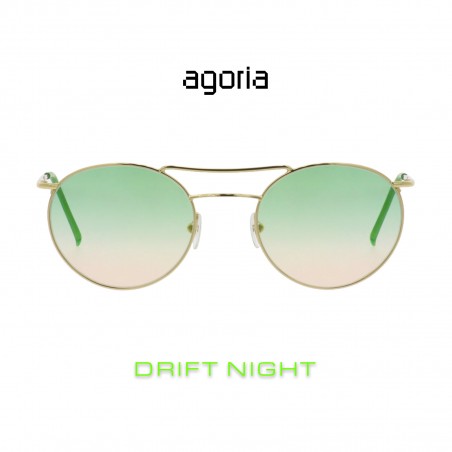 DRIFT NIGHT - Agoria x Hervé Domar lunettes en métal fabriquées à la main en France