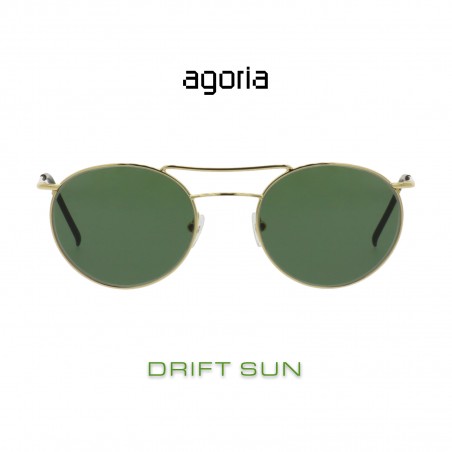 DRIFT SUN - Agoria x Hervé Domar lunettes en métal fabriquées à la main en France