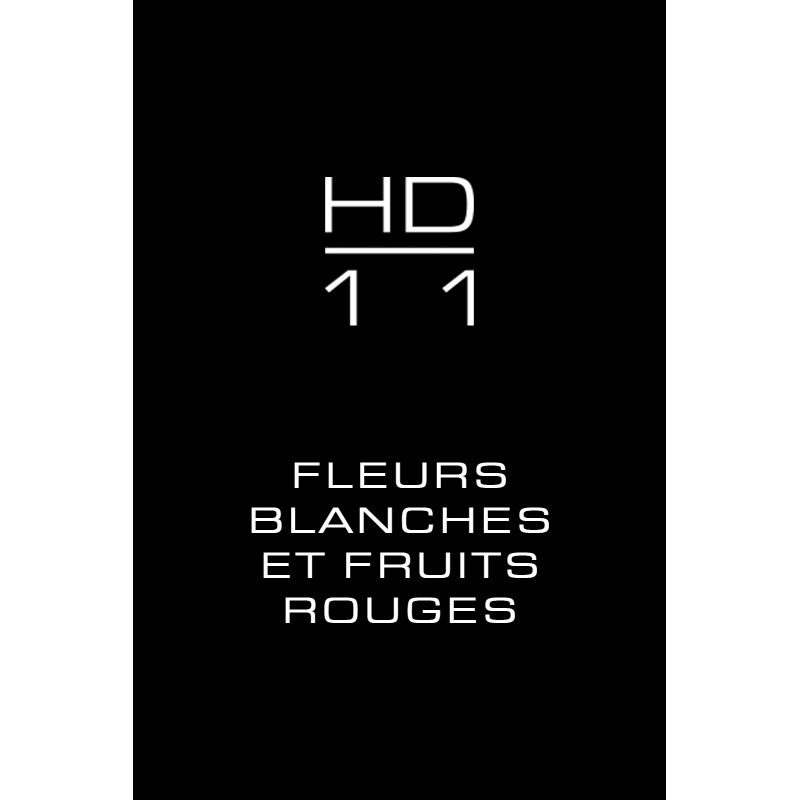 HD 11 FLEURS BLANCHES ET FRUITS ROUGES - Eau de parfum artisanale fabriquée en France