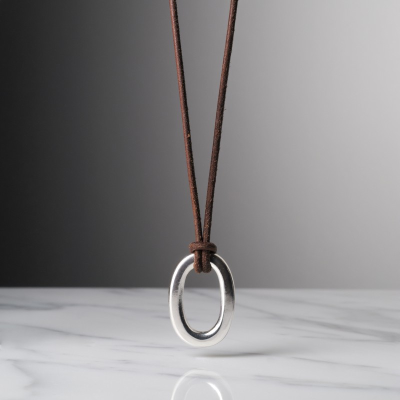 ACCROCHE-MOI 1957 SILVER - Necklace handcrafted by the Hervé Domar workshop